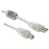 DELOCK Cable USB 2.0 A-B upstream male/female 0.5m
