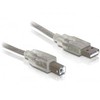 DELOCK Cable USB 2.0 A-B upstream male/female 0.5m