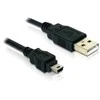 Delock kabelis USB 2.0 > USB-B mini 5 kontaktų kištukas/vyras 1,5 m