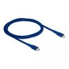 Delock Atblokuokite duomenų ir įkrovimo laidą USB Type-C™ prie žaibo mėlynumo 1 m MFi