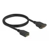 Delock DisplayPort 1.2 laidas su motele, skirtas montuoti 4K 60 Hz 1 m