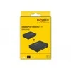 Šakotuvas Delock DisplayPort 2 – 1 dvikryptis jungiklis 8K 30 Hz