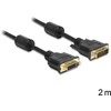 Kabelis Delock DVI- D - DVI- D 2m juoda (83186)