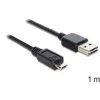 Delock Cable EASY-USB 2.0 Type-A kištukas > USB 2.0 Type Micro-B kištukas 5 m juodas