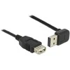 DELOCK ilgintuvas EASY-USB 2.0 tipo A kištukinis kampu į kairę / dešinę > USB 2.0 Type-A moteriškas 0,5 m