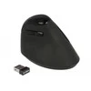 Delock Ergonomic USB pelė vertikali - belaidė - juoda