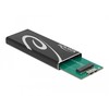 OBUDOWA SSD ZEWNĘTRZNA DELOCK M.2 MICRO USB 3.1 GEN 2 Juoda
