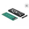OBUDOWA SSD ZEWNĘTRZNA DELOCK M.2 MICRO USB 3.1 GEN 2 Juoda