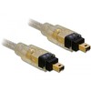 Delock FireWire - 2,0 m - Pilka - Vyriškas / Vyriškas - 2 m