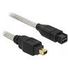Delock Firewire 9-PIN - Firewire 4-PIN, 1 m, Baltas (82588)