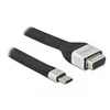 Delock FPC juostinis kabelis USB Type-C™ į VGA (DP Alt režimas) 13 cm