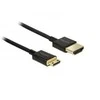 „Delock“ didelės spartos HDMI kabelis su Ethernet - HDMI-A jungtimi >