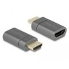 Delock HDMI Adapteris Stecker zu Buchse 8K 60 Hz magnetisch - Adapteris