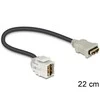 Modulis keystone HDMI na kablu 22cm Delock