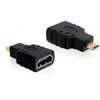 Delock Adapteris High Speed HDMI - „micro D“ vyriškas > Moteris