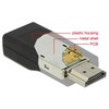 Adapteris AV Delock HDMI į D-Sub (VGA) bet kas (65655)