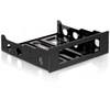 DELOCK FDD Installation frame 3.5Zoll > 5.25Zoll juodas