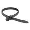 Delock DELOCK Kabelbinder mit Befestigungsöse L400xB7,6mm bl. 10St.