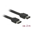 Delock Kabelis eSATA 3 Gb/s Buchse > eSATA Buchse 200 cm juodas