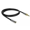 Delock 85782 - 3.5mm - Kištukas - 3.5mm - Lizdas - 3 m - Juodas - Pilkas