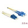 Delock Cable FO LC > SC Singlemode OS2 0,5 m