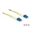 Delock Kabelis LWL LC > LC Singlemode OS2 0,5 m