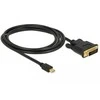 Delock Cable mini Displayport 1.1 vyriškas > DVI 24+1 vyriškas juodas 2 m