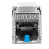 Delock Kabelis RJ45 Stecker zu Keystone Modul RJ45 Buchse Cat.6A 1 m juodas