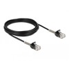 Delock Cable RJ45 kištukas iki RJ45 kištukas su apsauga nuo lenkimo Cat.6A 5 m juodas