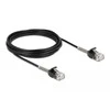 Delock Cable RJ45 kištukas iki RJ45 kištukas su apsauga nuo lenkimo Cat.6A 5 m juodas