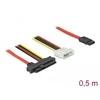 Delock Kabelis SAS SFF-8482 + Power > 1 x SATA 7 Pin 0,5 m
