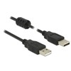 USB kabelis Delock USB-A – USB-A 3 m juodas (84892)
