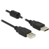 USB kabelis Delock USB-A – USB-A 3 m juodas (84892)