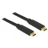 USB kabelis Delock USB-C - USB-C 2 m Juodas (85527)