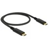 Kabelis USB Delock KABELIS USB-C M/M 3.1 GEN 2 0.5M JUODA E-MARKER DELOCK