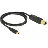 Delock kabelis USB 3.1 Gen 2 USB Type-C™ kištukas > USB Type-B kištukas 1,0 m juodas