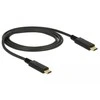 USB kabelis Delock USB-C - USB-C 1 m Juodas (85531)
