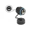 Delock kabelio jungtis RJ45 lizdas RJ45 lizdas Cat.6A su sandarinimo dangteliu