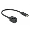 DELOCK Keystone modulis USB 3.0 C moteriai > USB 3.0 C kištukas su laidu