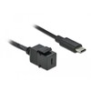 DELOCK Keystone modulis USB 3.0 C moteriai > USB 3.0 C kištukas su laidu