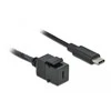 DELOCK Keystone modulis USB 3.0 C moteriai > USB 3.0 C kištukas su laidu