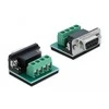 ADAPTER RS-232(F)->RS-485(M) Z ZABEZPIECZENIEM ESD 15 KV DELOCK