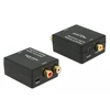 Delock adapteris AV Toslink - RCA (Cinch), juodas (63477)