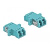 Delock LWL Kupplung LC Duplex Buchse / Buchse Multimode 2 vnt. hellblau