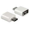 Pelė Delock 12532 - Ambidextrous - Optinis - USB Type-A - 3200 DPI - Baltas