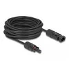 DeLOCK 88231, Cable, Juodas, 4 mm², MC4, Male, Female