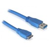 Delock kabelis USB 3.0 tipo A kištukas > USB 3.0 tipo Micro-B kištukas 2 m mėlynas