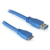 Sonstige Delock USB 3.0 A tipo į USB 3.0 Micro B tipo jungtį, 3 m, mėlynas