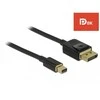 Kabelis Delock Rodyti Port Mini - DisplayPort 1m juoda (84927)