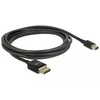 DELOCK Mini DisplayPort į DisplayPort kabelis 8K 60Hz 2m DP 8K sertifikuotas